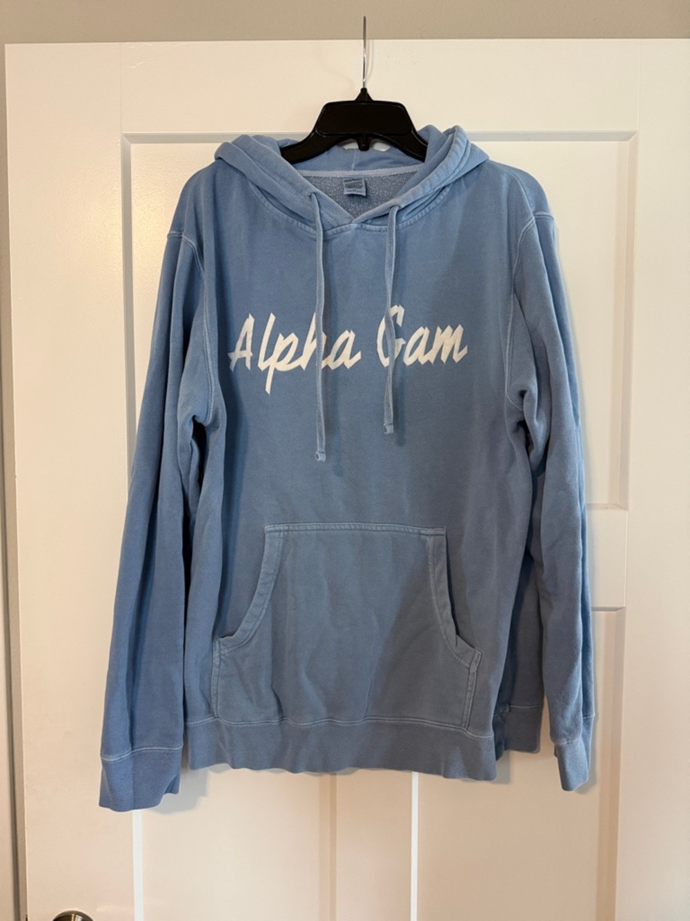 Alpha Gam Light Blue Hoodie